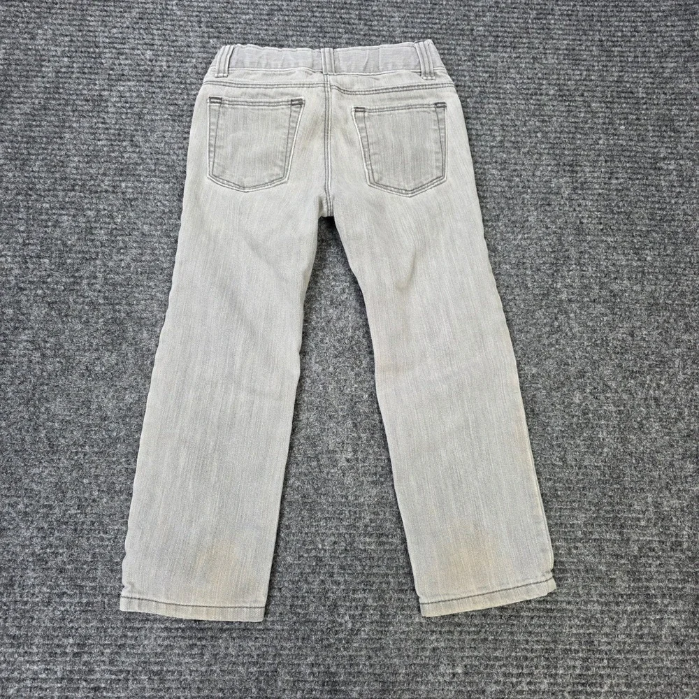 Old‎ Navy Skinny Jeans Adjustable Waist Boy's Size 4T Gray Light Wash
